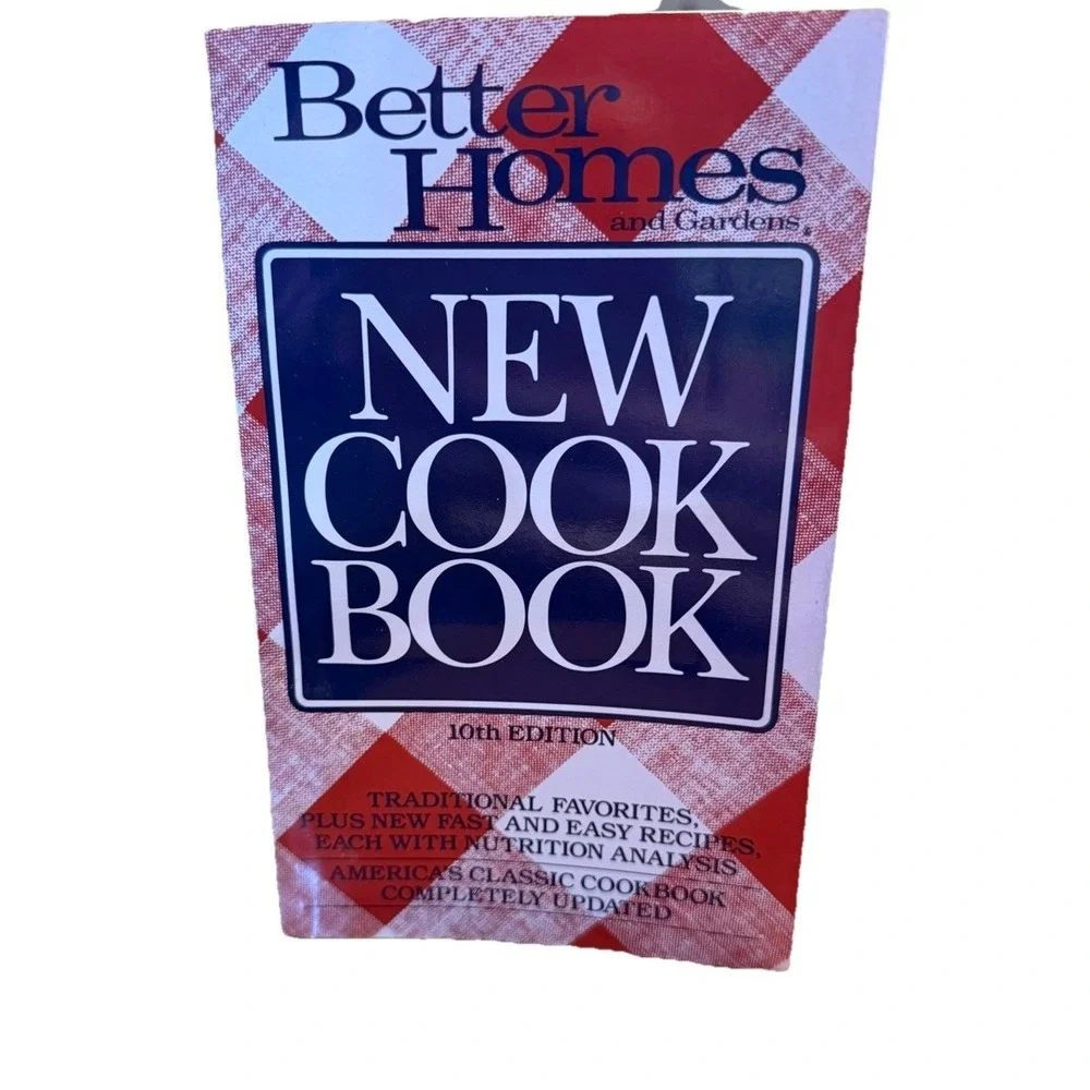 Better Homes and Gardens New Cook Book 10th Edition 1989 Paperback Copy Checkers